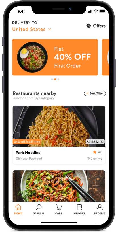 Chownow Alternative Customer App Interface